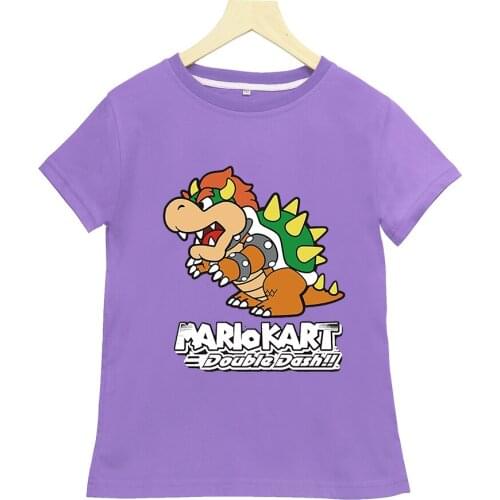 Cartoon Casual Short-sleeved T-shirt Printing T-shirt Boys and Girls Boutique Kids Clothing Kids Clothes Girls 8 To 12