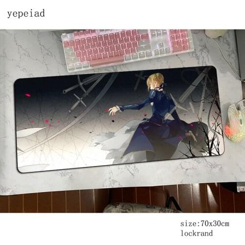 Fate Saber mouse pad 90x40cm mousepads esports best gaming mousepad gamer locrkand personalized mouse pads keyboard pc pad