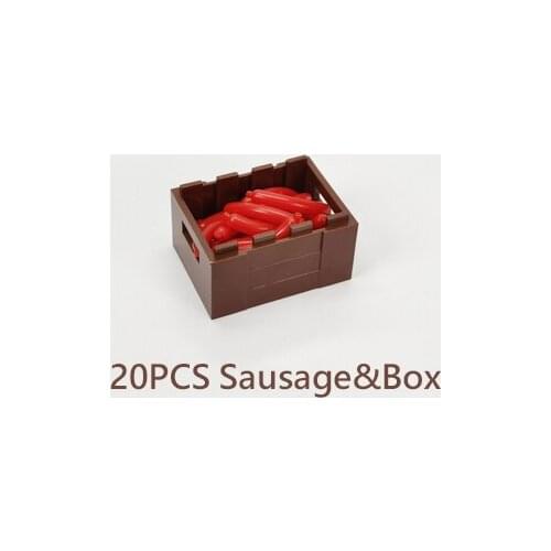 Sausage&Container Box Building Blocks Compatible Major Brand Kids Assembled Toys 30150 Early Learning MOC Handmade Design