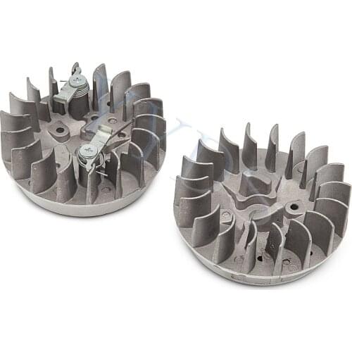 Flywheel Fly Wheel Pull Start Engine Racing 47cc 49cc 2 Stroke Pockets ATV Quad Mini Moto Dirt Pocket Midi ATV Quad Bike