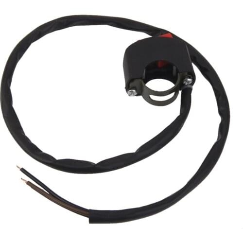 Motorcycle 7/8' Handlebar Dual Flash Warning Light Lamp Switch Turn Signal