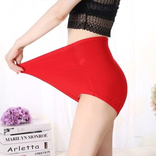 65-120kg Women Ultra Soft Modal Underwear Soft Skin-friendly panties sexy underpants breathable Seamless briefs High Waist