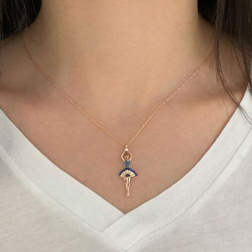 NEW Trendy 925 Silver Necklace Turkish Jewelry Birthday Gift Zircon Fashion Necklace For Women Minimalist Style Luxury Designer