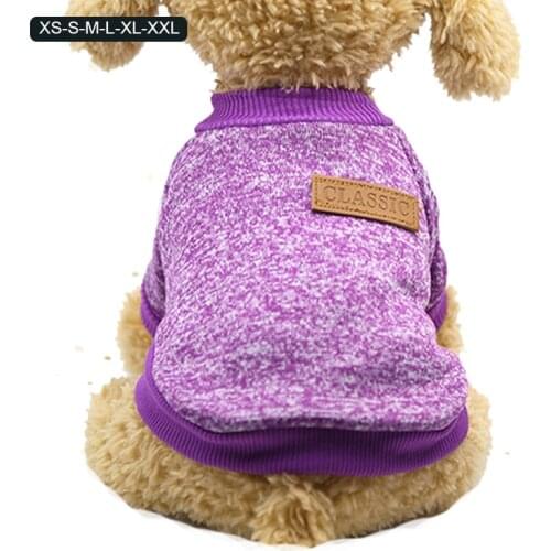 New Dog Clothes For Small Dogs Soft Pet Dog Sweater Clothing For Dog Winter Chihuahua Clothes Classic Pet Outfit Accessories