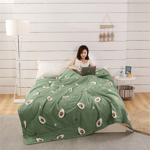 2021New Bedding Summer Quilted Blanket Thin Comforter Bedspread for Double Bed Air Condition Quilt for Student Car Kids Adult