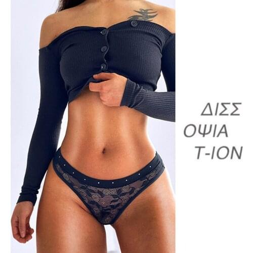 Sexy Womens Lace Panties Low Waist Transparent Thongs Fashion Comfort Lady Lingerie Femme Sexy Underwear Women Panties