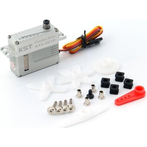 KST A15-2212 25kg 0.11sec HV Phosphor Bronze & Hardened Steel Gear Servo For RC Car Boat Accessories