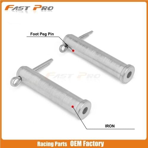 Free shipping Motorcycle Steel Footpeg Pins Foot Peg Pin For KTM 125 150 200 250 400 450 525 530 SX-F SX EXC XC-F XC-W Six Days