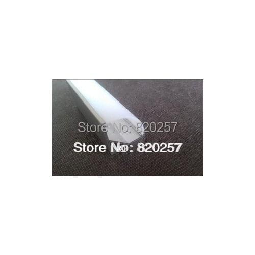DHL/FEDEX /EMS Free shipping 10pcs/lot 1m LED profile corner housing 16*16mm with PC cover and end cap
