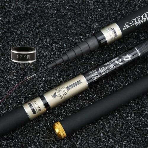 High Quality Super Light Hard Carbon Fiber Hand Fishing Pole Telescopic Fishing Rods 3.6M 4.5M 5.4M 6.3M 7.2M Stream Rod Feeder