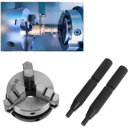 Lathe Chuck K01-50 50mm Mini Wood Lathe Chuck With 3 Jaws & Mounting Thread Lathe AccessoriesWoodworking Tools