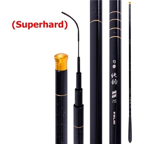High Carbon SuperHard Fishing Rod 3.6M 4.5M 5.4M Telescopic Rod Composite fishing Rod Taiwan Fishing Rod For big carp Fish
