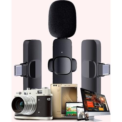 Microphone Clip Tie Collar for Mobile Phone Speaking in Lecture 20plug and play Bracket Clip Vocal wireless microphone