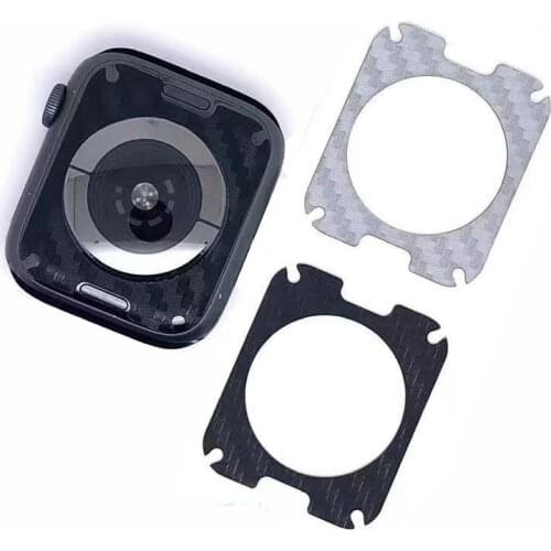 3D Carbon Fiber Sticker Back Cover Hydrogel Film Screen Protector For iwatch Apple Watch Series 2/3/4/5/6/SE 38mm 42mm 40mm 44mm