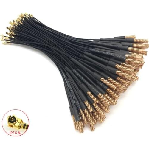 5pcs/set lora antenna 433mhz antenna spring antenna data module antenna RF1.13 10cm ipex line welding 433mhz spring