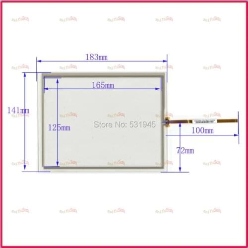 ZhiYuSun 8 inch touch screen 4 wire resistive 183mm*141mm touch panel for Industrial touch panel 183*141