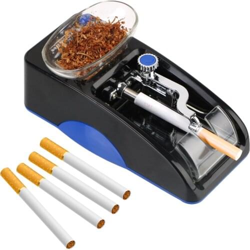Smoking Accessories EU US Plug Tobacco Roller Injector Maker Cigarette Rolling Machine Smoking Tool DIY Electric Automatic