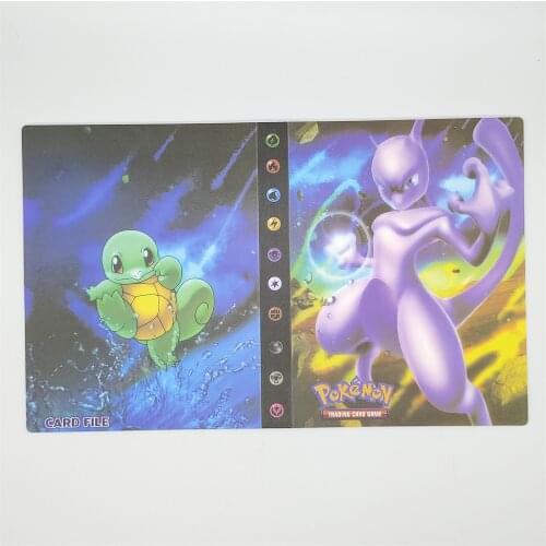 30 pages 240 Pokemon card photo album book collection cartoon animation game binder folder top loading list toy children gift