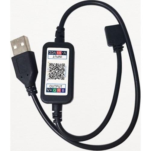 Wireless Bluetooth-compatible LED Strip Light Controller, RGB Band Lights Smart Phone APP Control for iOS and Android