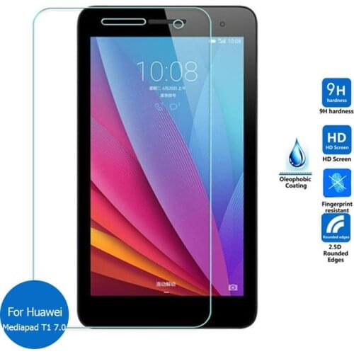 For Huawei Mediapad T1 7.0 Tempered Glass Screen Protector 9h Safety Protective Film on Honor Play Tablet T1-701u T1-701ua 701u