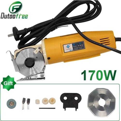 110V-220V Clothes Leather Fabric Electric Scissors Multi-purpose Hand-held Shears Cloth Cutter Fabric Cutting Machine Kit