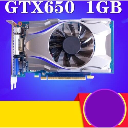 Game Card GTX650 Computer Graphics Cards 1GB 128Bit DDR5 Discrete Video Cards PCI Express 3.0 Slot for Desktop Computer