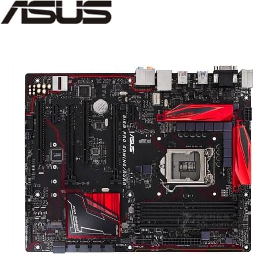 For Asus B150 PRO GAMING/AURA Original Used Desktop Intel B150 B150M DDR4 Motherboard LGA 1151 i7/i5/i3 USB3.0 SATA3