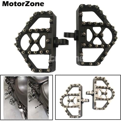 Offroad Motorcycle Foot Pegs Pedals 360° Roating Foot Pedals Footpegs Rests Suit for Harley Dyna Sportster Bobber