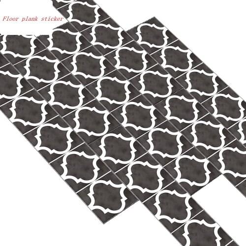 Floor stickers Living room bathroom waterproof wall sticker PVC self-adhesive Floor lantern decoration wallpaper Floor tiles