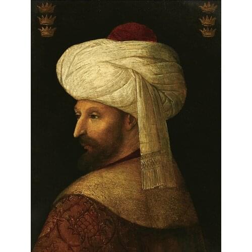 HOME OFFICE wall Decorative art # the Ottoman Empire Fatih Sultan Mehmed II The Conqueror print painting on canvas