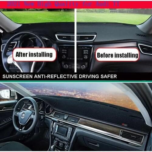 2021 New High Quality for Audi TT Car Interior Dashboard Cover Non Slip Dash Mat Sun Shade Carpet Pad Accessories