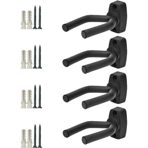 Gun Racks Wall and Mount Shotgun Hook Rifle Hanger Gun Storage Display for Guitar, Rifles, Shotguns, Airsoft, Compound Bow 4 Set
