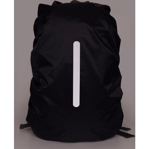 Reflective Waterproof Backpack Rain Cover Dust Rain Cover Case Bag Camping Hiking Outdoor Sport Night Cycling Safety Light #YJ