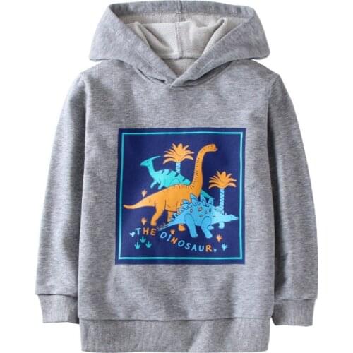 Dinosaure Hoodie Autumn Winter 2021 Fashion Hoody Sweatshirt for Girl Boy Hoodies Menino Children Clothing Casual Boys Clothes