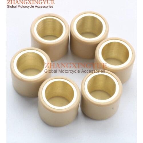 6PC high quality Variator Weights Round 25x22mm 22g for PIAGGIO Beverly 500 02-04 X9 500 01-02 X9 Evolution 500 03-05