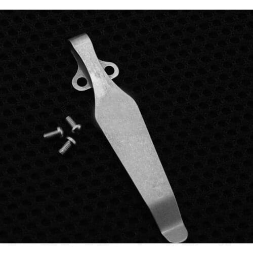 Top Quality Blank Design TC4 Titanium Pocket Knife Clip Kydex Back Clips Waist Clips for Folding Knife