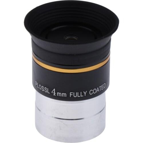 1.25'' 4mm Plossl PL Eyepiece Fully HD Coated Lens For Astronomical Telescope
