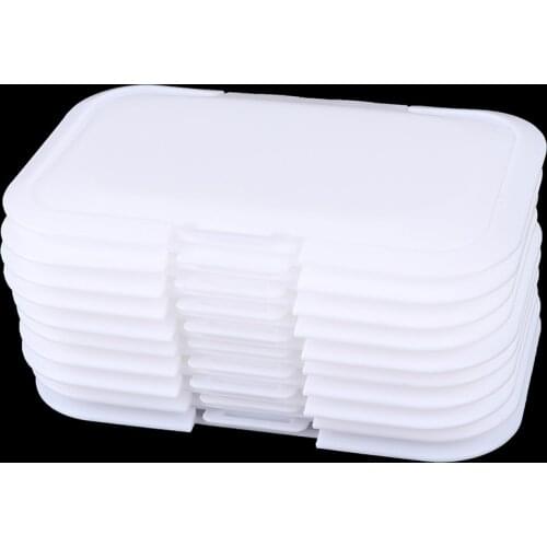 1/5/10pcs Portable Reusable Baby Wipes Lid Baby Wet Wipes Cover Child Wet Tissues Box Lid Mobile Wipes Wet Paper Lid