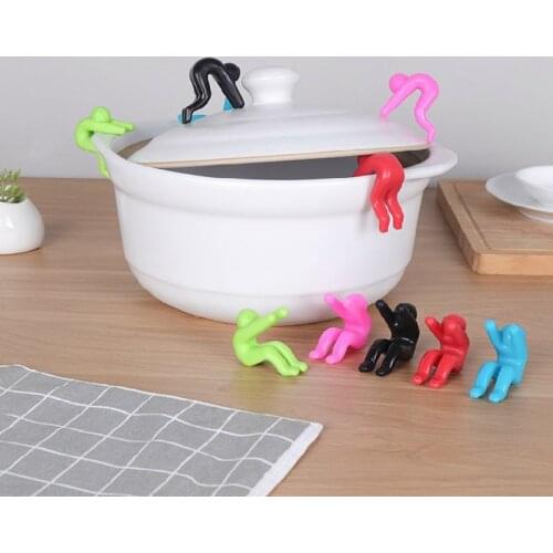 1 Pcs Creative Kitchen Gadget Cover Anti Overflow Device Preventer Prevent Soup Overflowing Silica Gel Kitchen Accessories