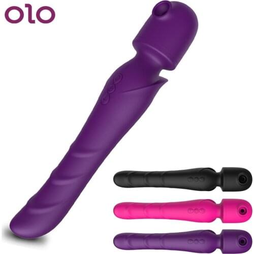10 Speeds Female Sex Products for Women Av Wand Massager G spot Sucking Vibrator Clitoral Stimulator