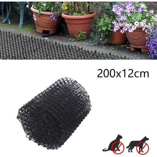 2 Meters Cat Mats with Spikes Prickle Strips Anti-Cat Digging Stopper for Garden Protect Plants Flowers