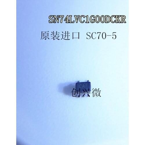 10PCS SN74LVC1G00DCKR patch sc70-6 packaging addresses-5 printing CAF logic gate chip original products