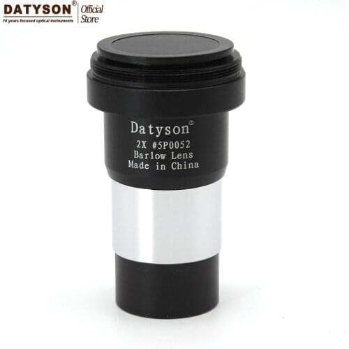 2x Barlow Lens Multi Coated for 1.25" Astronomical Telescope Eyepiece Ocular With M42x0.75mm Male Thread for T/T2