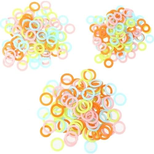 300pcs Round Knit Knitting Marking Circles Rings Markers Crochet Stitch DIY Sewing Accessories