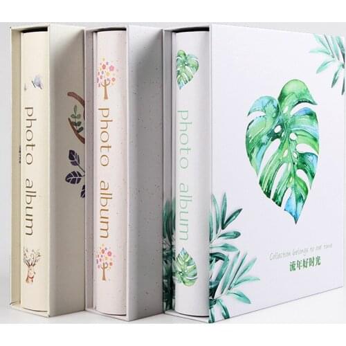 4D Large 6-inch Intert Family Photo Album 200 Album Pages Baby Scrapbook DIY Insert Flush Mount Album Scrapbook Photo Albums