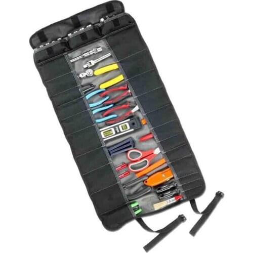 900D Oxford Cloth Toolkit Large Size Tool Roll Bag Electrician Hardware Repair Kit Rolled Working Repairing Tooling Storage Bags