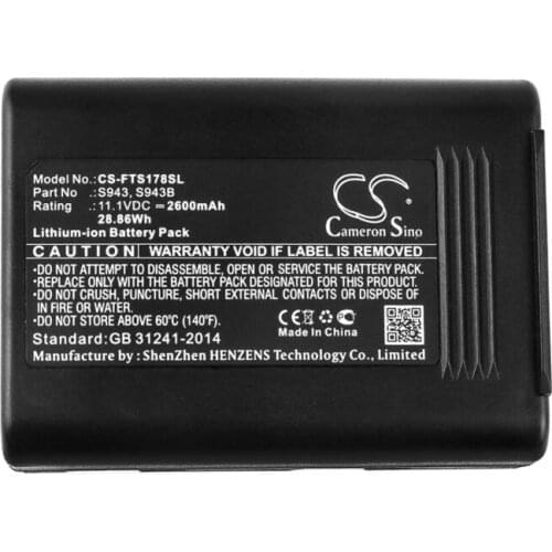 Cameron Sino 2600mAh battery for FITEL S121A S121M4 S122A S122C S122M12 S122M8 S123C S123C12 S123CM8 S123M12