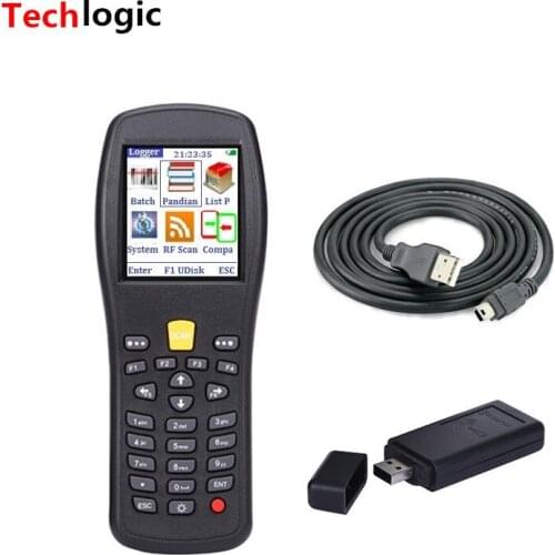 Techlogic X3 PDA Wireless Barcode Scanner Store Warehouse Inventory Scanner Bar Code Gun with Storeage Barcode Reader