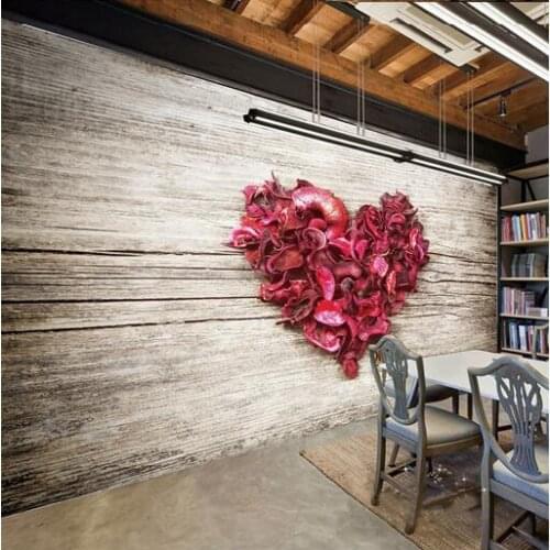 Fashion vintage brick wall maple leaf 3d large mural wallpaper living room bedroom wallpaper painting tv wall wallpaper