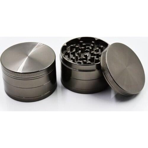 63mm Zinc alloy Herb Grinder Tobacco Shredder with Diamond Teeth 4 Layers Manual Tobacco Grinder